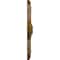 Ekena Millwork Antilles Ceiling Medallion (Fits Canopies up to 6"), 38 1/4"OD x 1 1/2"P, Smokey Topaz Crackle CM38ANSTC - alternate 4